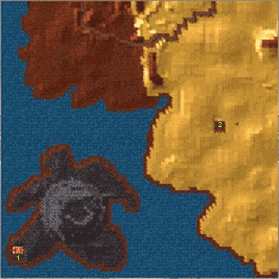 Map of Hermit's Isle